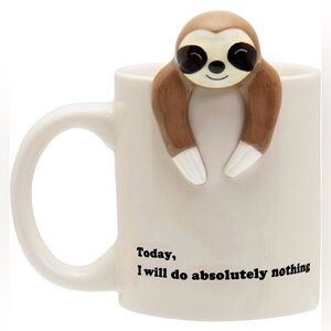 Funny Sloth Coffee Mug - Cute Sloth Gifts For Coworkers Women & Men